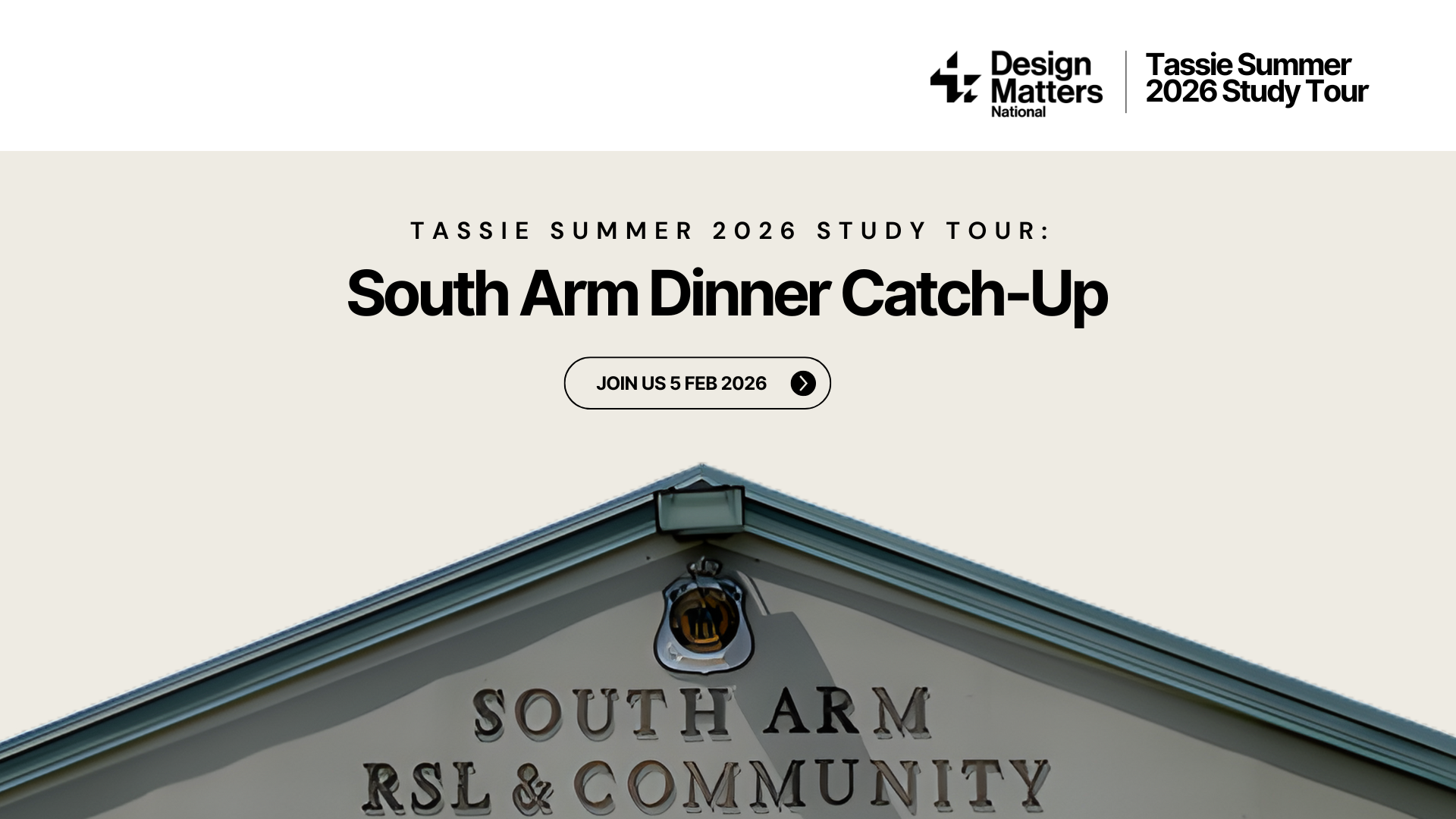 South Arm Dinner Catch-Up: Connect, Reflect & Continue the Conversation